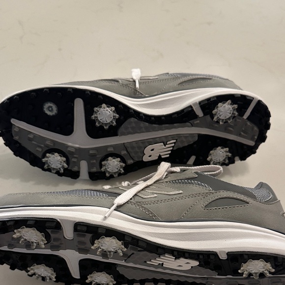 New Balance Heritage Charcoal and White Golf Shoes Brand New - Picture 3 of 4